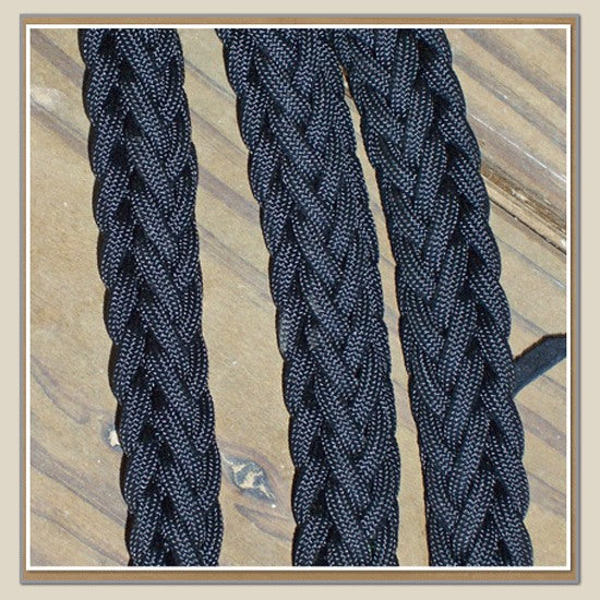 braided paracord crocodile sport / loop reins