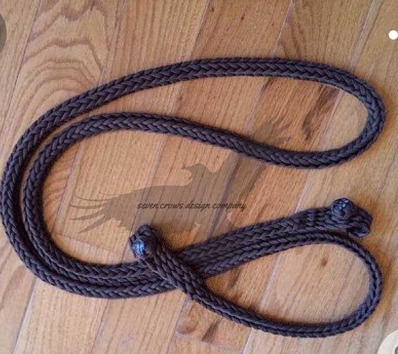 braided paracord crocodile sport / loop reins